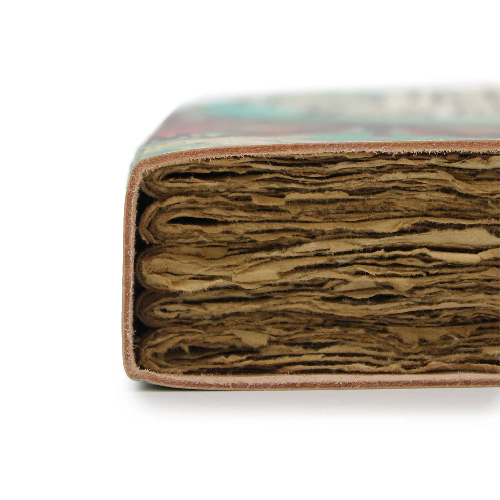 Leather Bee Kind Notebook