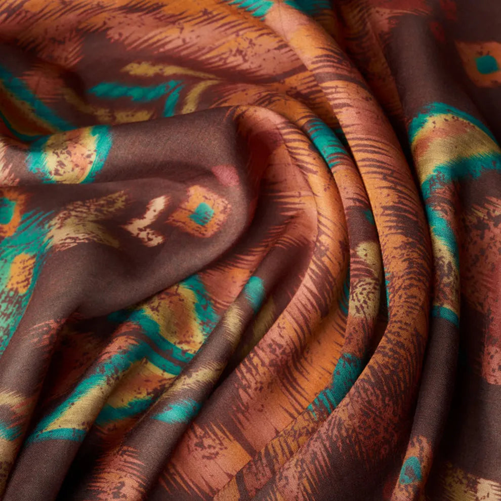 Chocolate Ikat Kimono Jacket