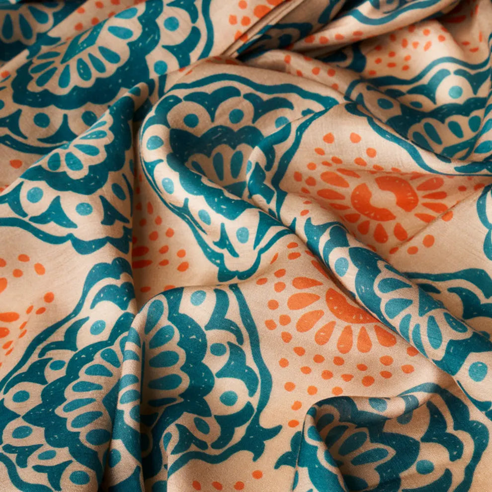 Cream Batik Kimono Jacket