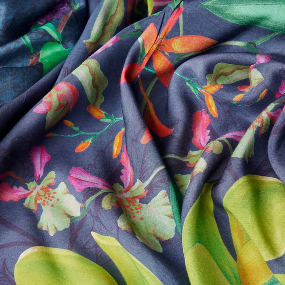 Exotic Evening Kimono Gown