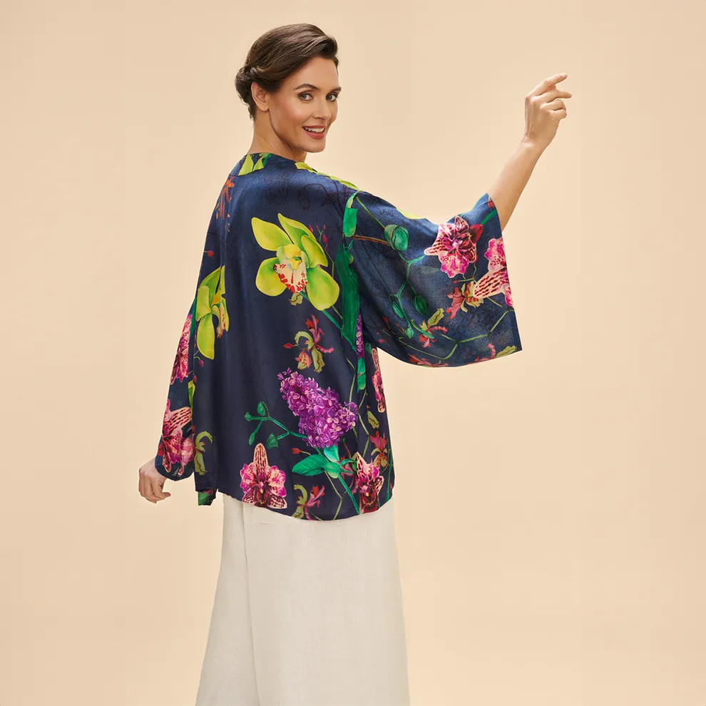 Exotic Evening Kimono Jacket