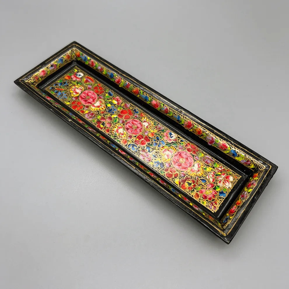 Kashmiri Hand Painted Incense Holder - Mumtaz