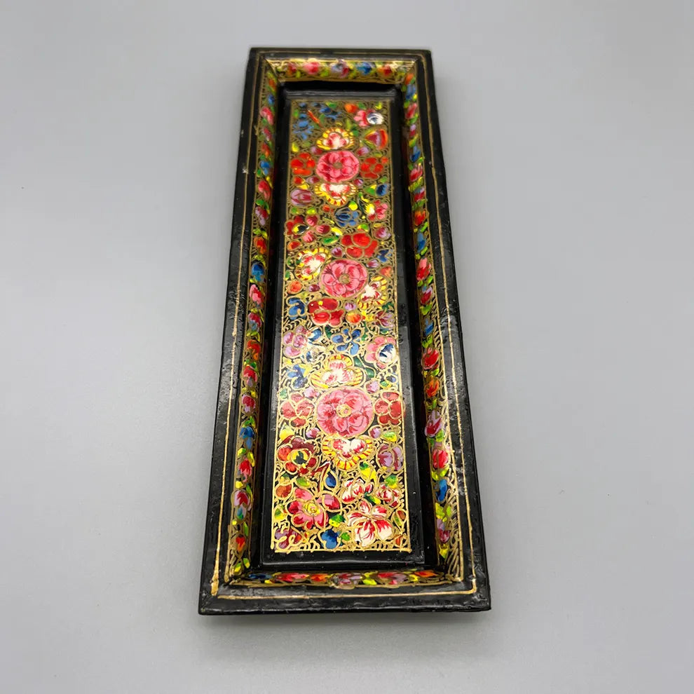Kashmiri Hand Painted Incense Holder - Mumtaz