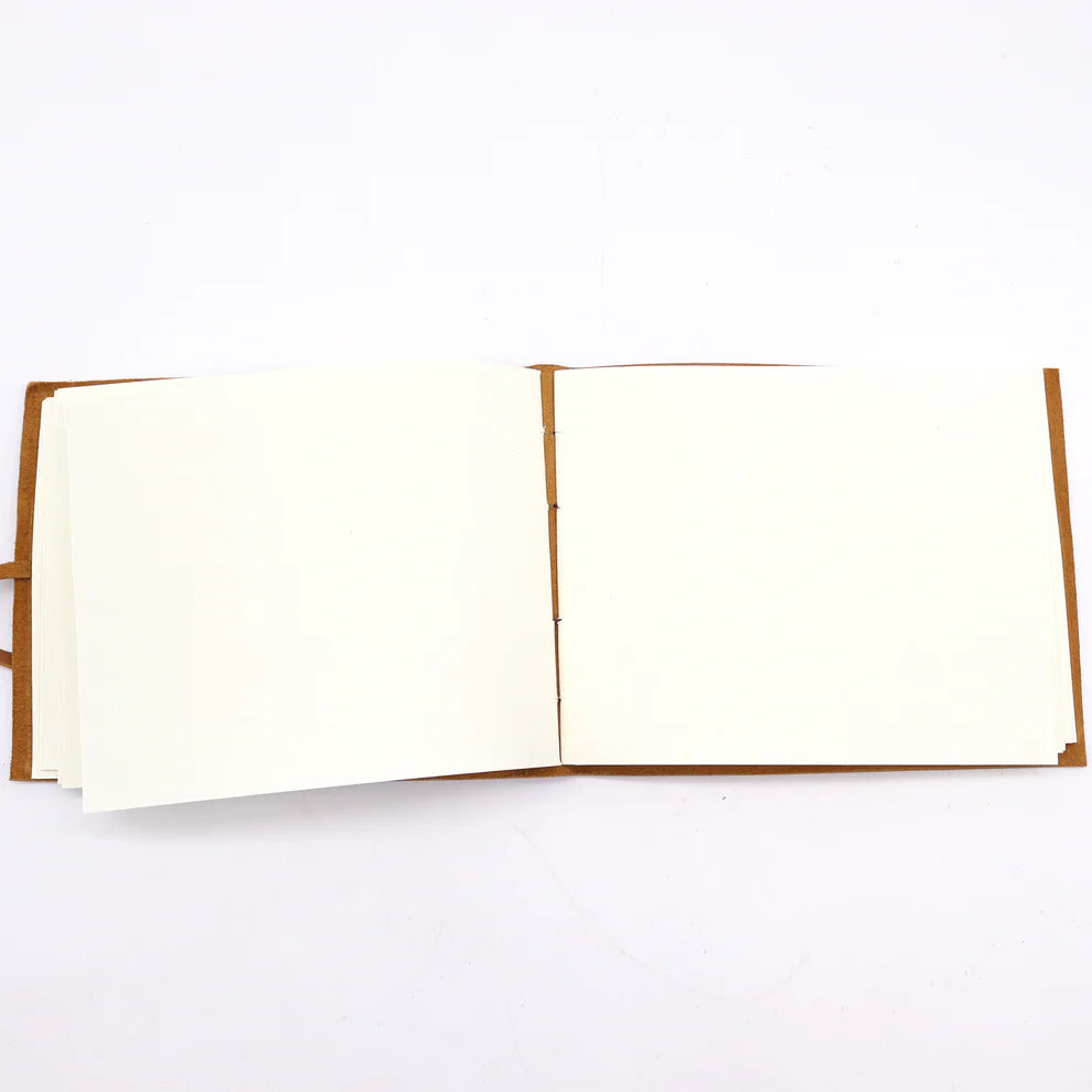 Leather Green Man Sketchbook