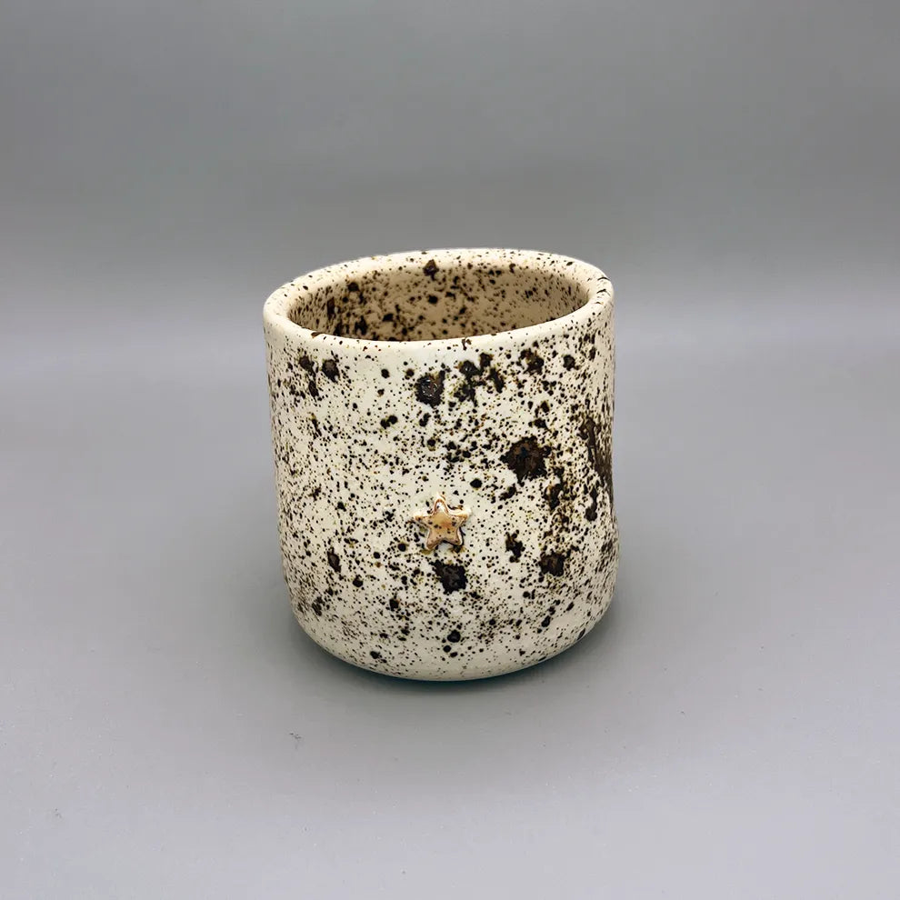 Moon Basking Cacao Dimple Cup with Star