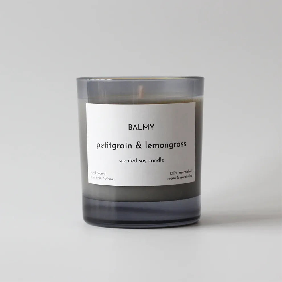 Petitgrain and Lemongrass Scented Candle