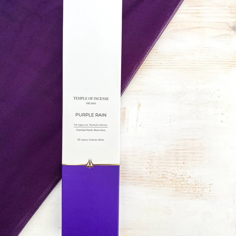 Purple Rain Incense Sticks - Box of 20