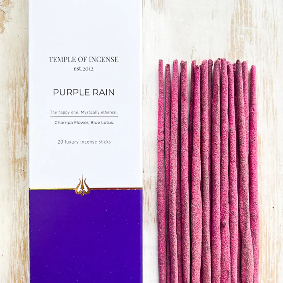 Purple Rain Incense Sticks - Box of 20