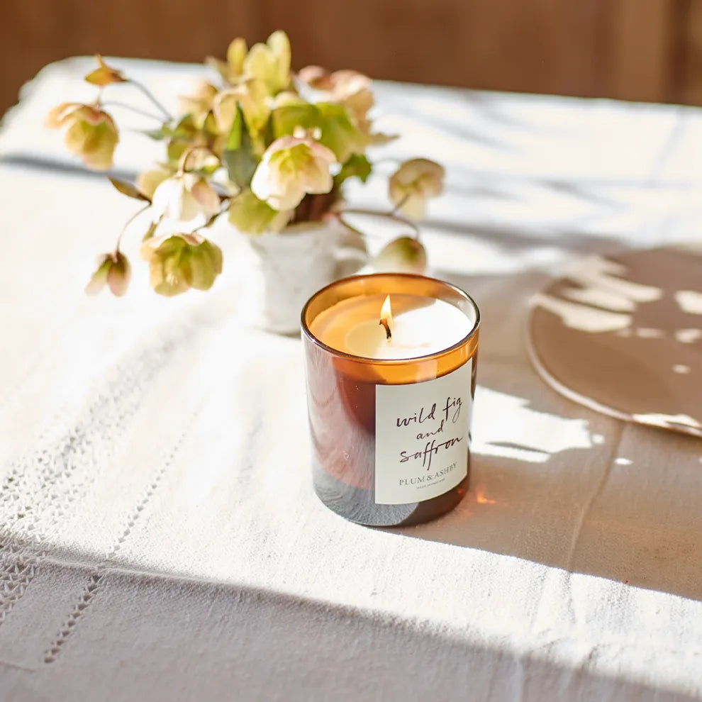 Wild Fog and Saffron Candle