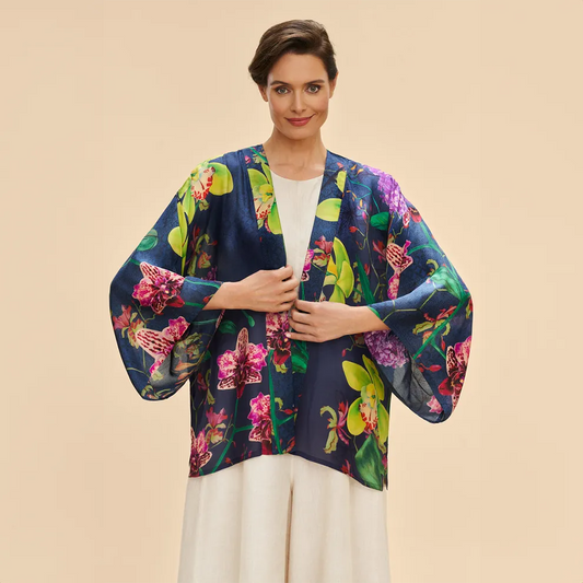 Exotic Evening Kimono Jacket