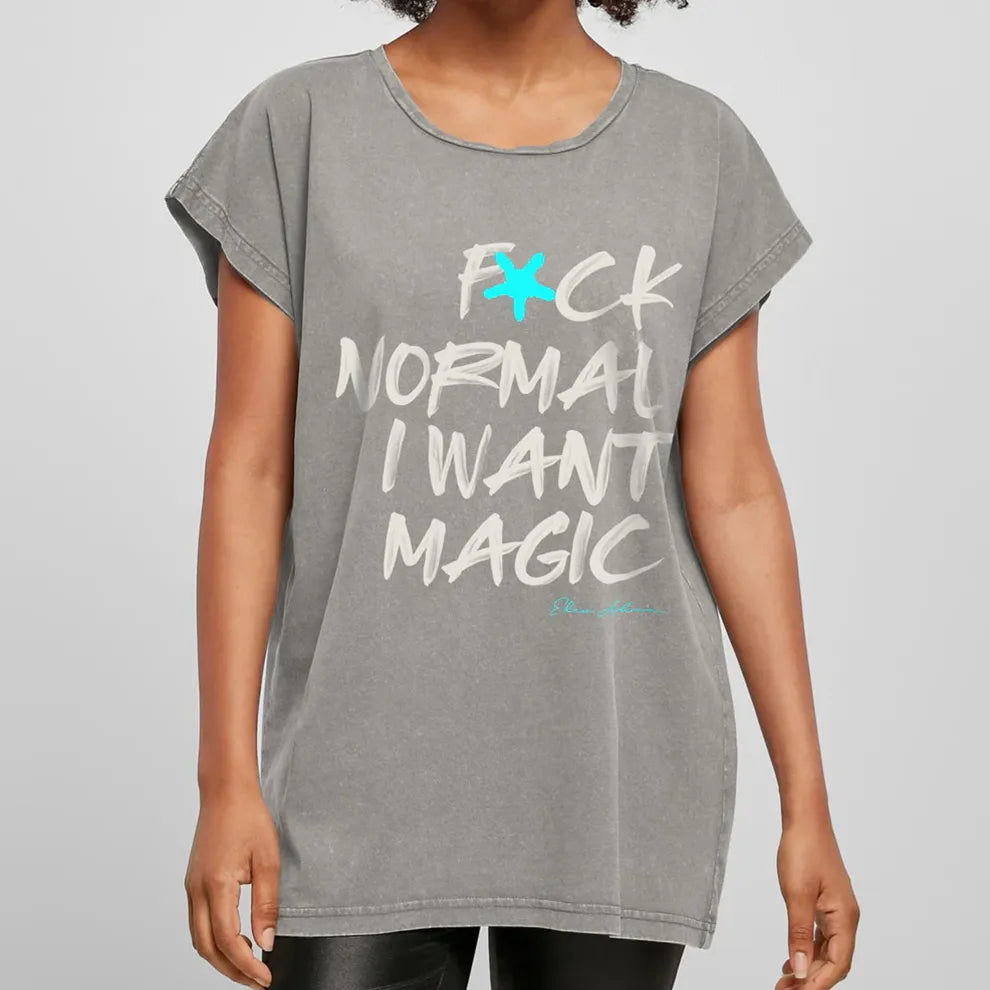 Fuck Normal I Want Magic - Relaxed Boyfriend T-Shirt