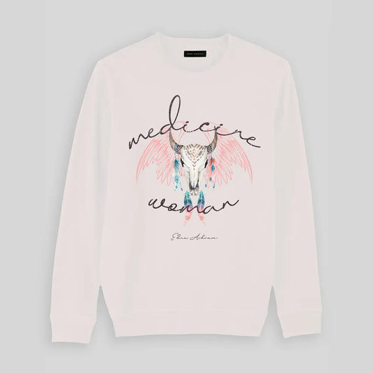 Medicine Woman Sweatshirt in Vintage White