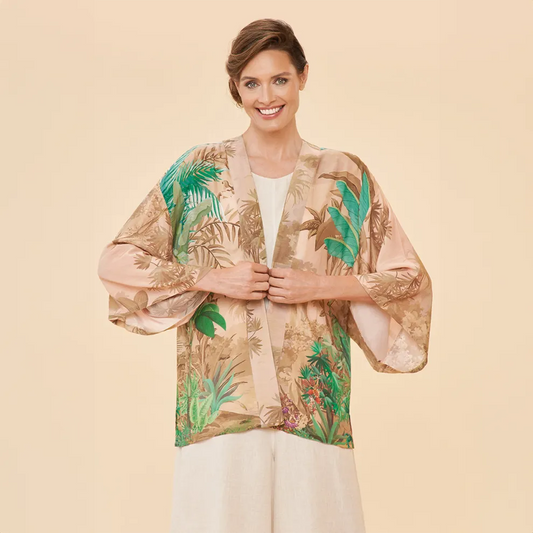 Oasis Coconut Kimono Jacket