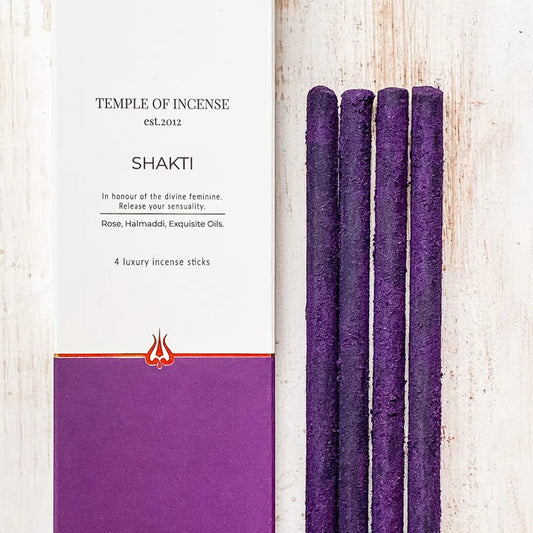 Shakti Incense Sticks - Box of 4 Super Size sticks