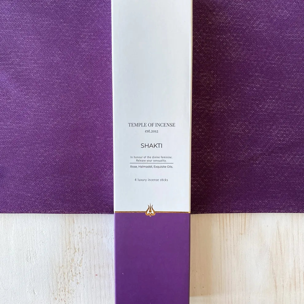 Shakti Incense Sticks - Box of 4 Super Size sticks