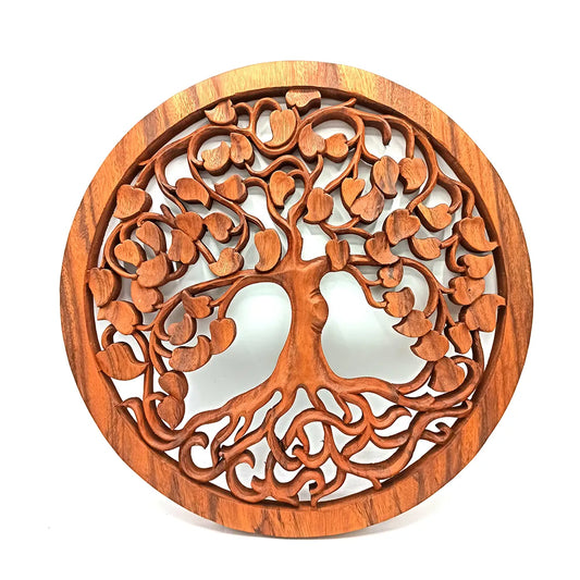 Tree of Life Love Wooden Panel - Wall Art - 40cm