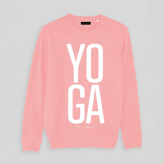 Yoga Sweatshirt in Coral Pink